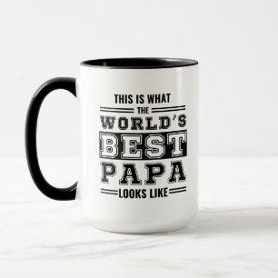 Mug Voici à quoi ressemble le meilleur papa du monde
