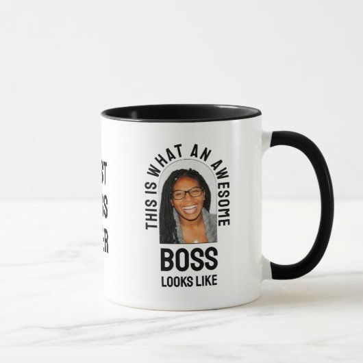 MUG VOICI À QUOI RESSEMBLE UN BEAU BOSS (Droite)