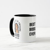 MUG VOICI À QUOI RESSEMBLE UN BEAU BOSS (Devant gauche)