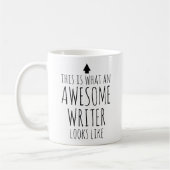 Mug Voici à quoi ressemble un écrivain incroyable (Gauche)