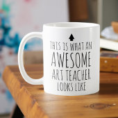 Mug Voici à quoi ressemble un enseignant d'art génial