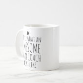 Mug Voici à quoi ressemble un entraîneur de natation g (Devant gauche)
