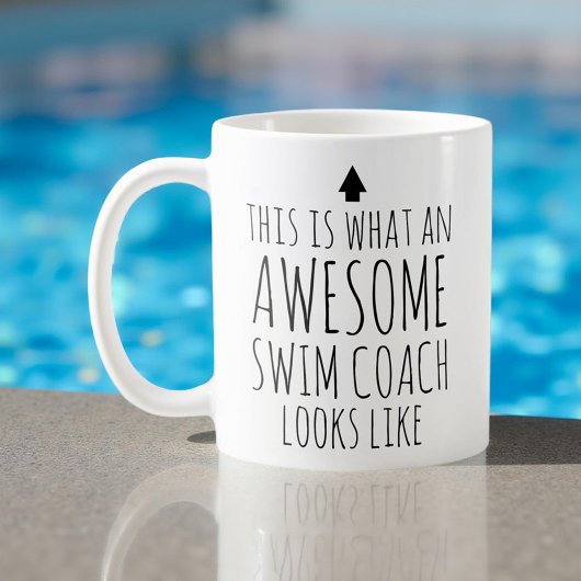 Mug Voici à quoi ressemble un entraîneur de natation g