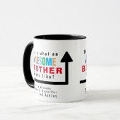 Mug Voici à quoi ressemble un frère génial (Devant gauche)