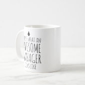 Mug Voici à quoi ressemble un gestionnaire génial (Devant gauche)