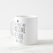 Mug Voici à quoi ressemble un pilote génial (Devant gauche)