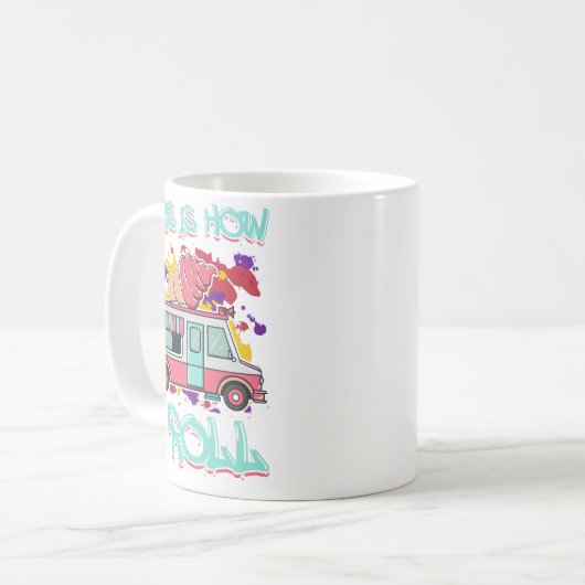 Mug Voici comment je roule (Devant gauche)