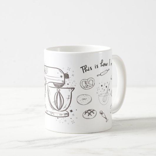 Mug Voici comment je roule - Baker (Devant droit)