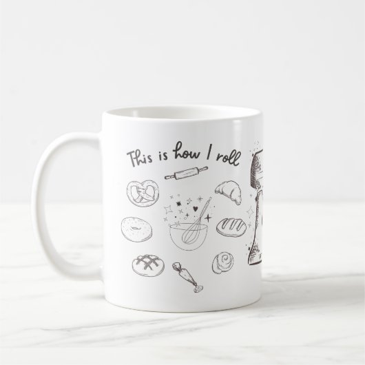 Mug Voici comment je roule - Baker (Gauche)