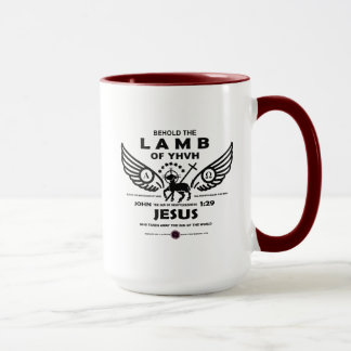 Mug Voici l'agneau de YHVH