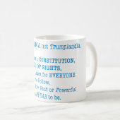 Mug Voici l'Amérique (Devant droit)