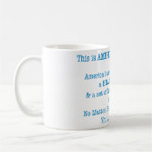 Mug Voici l'Amérique (Gauche)