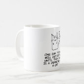 Mug Voici le dessin d'un chat (Devant gauche)