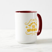 Mug Voici le monde (Devant droit)