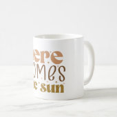 Mug Voici Le Soleil (Devant droit)