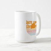 Mug Voici le Sun Retro (Devant droit)