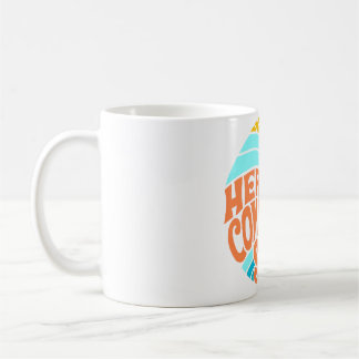 Mug Voici Le Tee Soleil, Style Rétro, Style Hippie