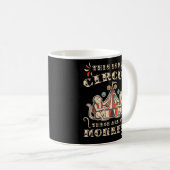 Mug Voici Mon Cirque Ce Sont Mes Singes (Devant droit)