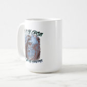 Mug Voici mon cirque Voici ma citation de singes. (Devant gauche)