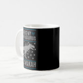Mug Voici Mon Menorah-saurus Heureux Hanoukka Dinosaur (Devant gauche)
