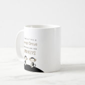 Mug Voici [Nom] Cirque Ce Sont Mes Singes (Devant gauche)