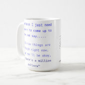 Mug Voici un million de dollars (Devant gauche)