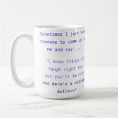 Mug Voici un million de dollars (Gauche)