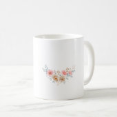 Mug Voici une citation de femmes fortes Script moderne (Devant droit)