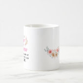 Mug Voici une citation de femmes fortes Script moderne (Centre)