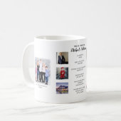 MUG VOICI VOTRE VIE - AJOUTER 8 PHOTOS + 8 MILESTONES (Devant gauche)