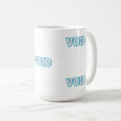 Mug VOID//CRACKED : Entrez dans l'abîme électrique (Devant droit)