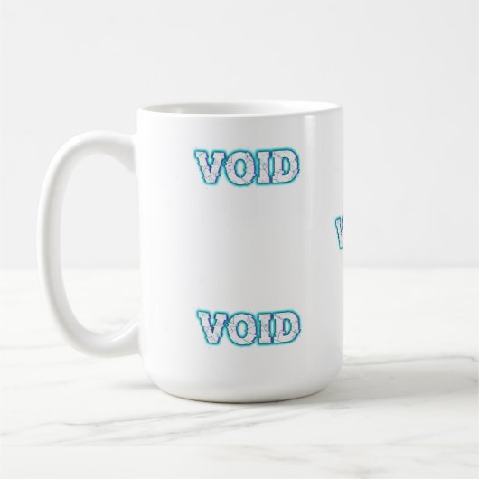 Mug VOID//CRACKED : Entrez dans l'abîme électrique (Gauche)