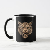 Mug Void Tiger Abstract Power Symbol | Strength  (Gauche)