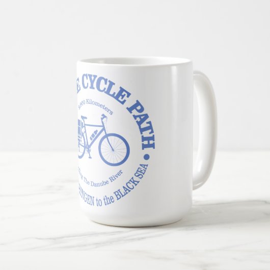 Mug Voie cyclable du Danube (cyclisme) (Devant droit)