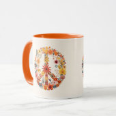 Mug Voie de Paix fleur sauvage (Devant gauche)