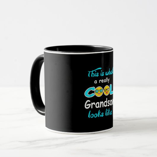Mug Voilà À Quoi Ressemble Grandson Vraiment Cool (Devant gauche)