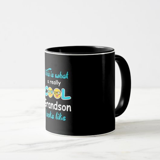 Mug Voilà À Quoi Ressemble Grandson Vraiment Cool (Devant droit)