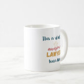 Mug Voilà à quoi ressemble un avocat génial (Devant droit)