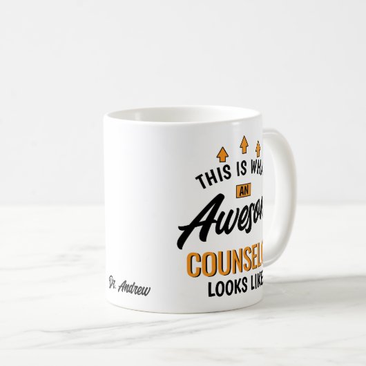 Mug Voilà à quoi ressemble un conseiller génial (Devant droit)