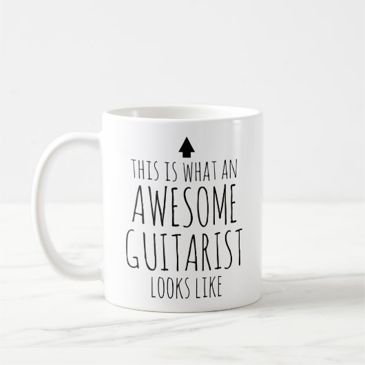 Mug Voilà à quoi ressemble un guitariste génial (Gauche)