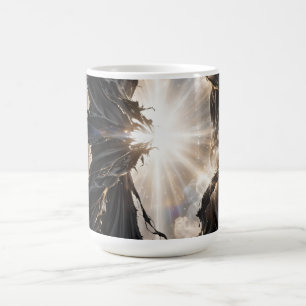 Mug Voile Brisé de Lumière - Luxe Or Noir 