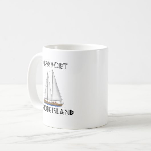 Mug Voile de Newport Rhode Island (Devant gauche)