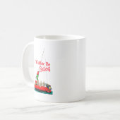 Mug Voile de Noël PÈRE NOËL SAILING (Devant gauche)