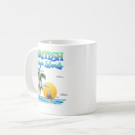 Mug Voile des îles Vierges britanniques (Devant gauche)