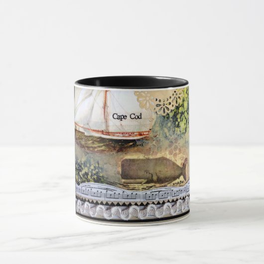 Mug Voile et baleine de Cape Cod (Centre)