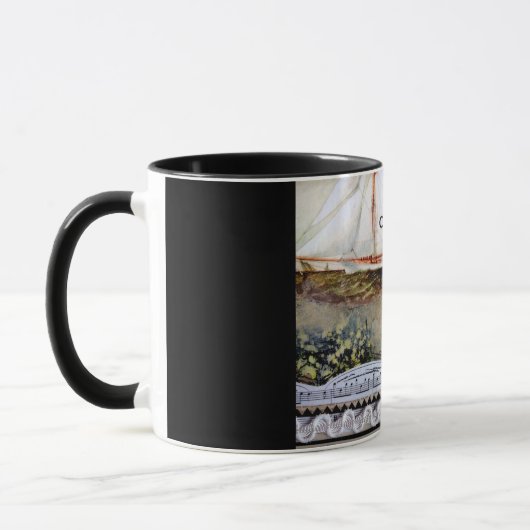 Mug Voile et baleine de Cape Cod (Gauche)