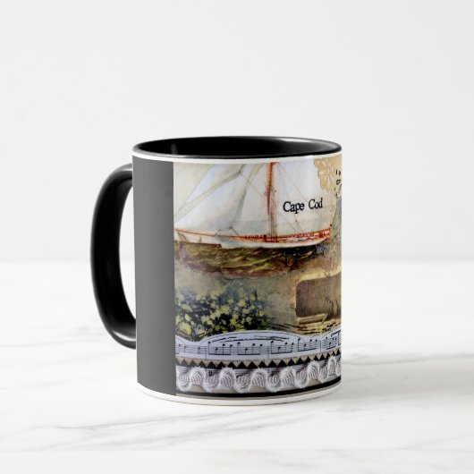 Mug Voile et baleine de Cape Cod (Devant gauche)