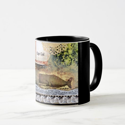 Mug Voile et baleine de Cape Cod (Devant droit)