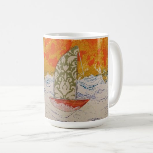 Mug Voile florale (Devant droit)