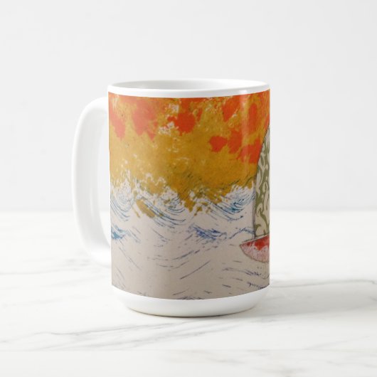 Mug Voile florale (Devant gauche)